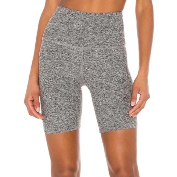 Beyond Yoga Pants - Beyond Yoga Women's Spacedye Gray Bike Shorts